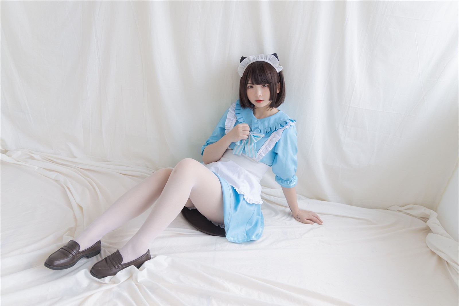 Guchuan No.060 blue kitten maid(39)